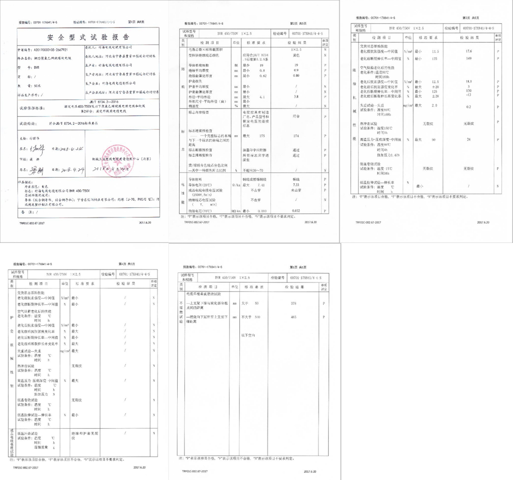 BVR配電柜專用軟電線